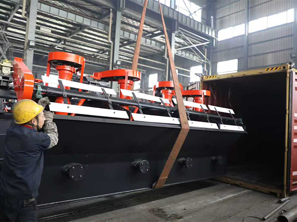 玻利维亚60台浮选机发货